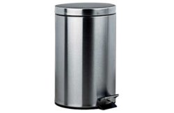 HOME 12 Litre Pedal Kitchen Bin - Silver.